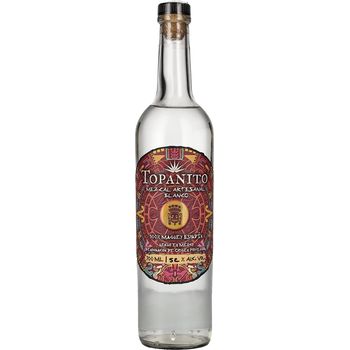 Topanito Mezcal Artesanal Blanco Espadin 700ml ABV 52%