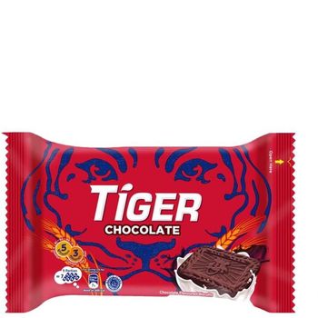 Biskut Jenama Harimau 180g Coklat 3 Pek
