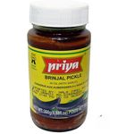 Priya Brinjal Pickle With Garlic 300g