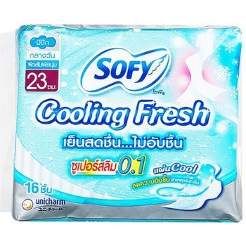 Sofy Cooling Fresh Day Ultra Slim Wing 16pcs 23cm