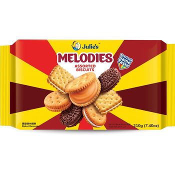 JULIE'S MELODIES ASSORTED BISCUITS 210G