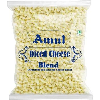 Amul Pizza Cheese Diced Mozzarella And Cheddar Blend 1kg