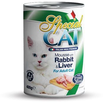 Monge Special Cat Mousse with Rabbit And Liver 400g