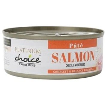 Platinum Choice Canine Pate Salmon Cheese And Vegetables 125g