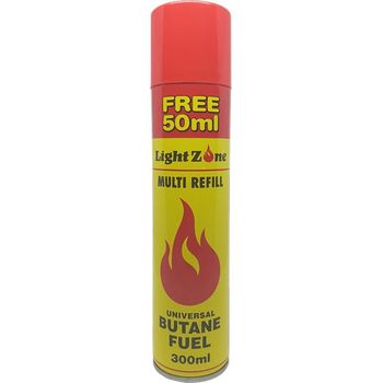 Light Zone Multi Refill Universal Butane Fuel 300ml