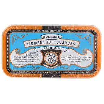 Hudson's Jujubes Fresh Mint 50g