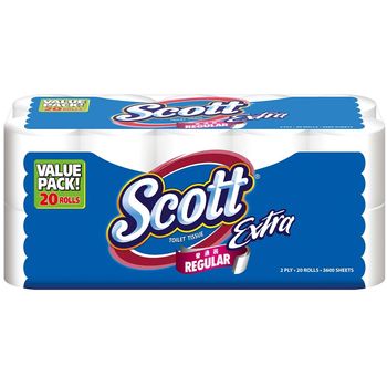 Scott Extra 20 Gulungan x 180 Keping