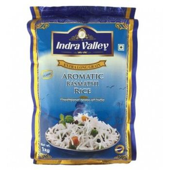 INDRA VALLEY AROMATIC BASMATHI RICE 1KG