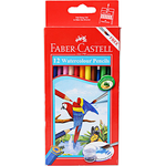Faber-Castell 12C Watercolour Pencils Set With Brush