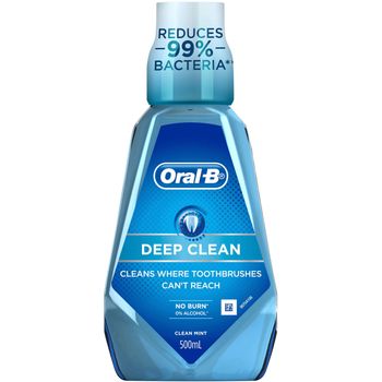 Oral-B Deep Clean Rinse Mouthwash 100ml