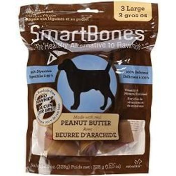 SmartBones Peanut Butter Large 3pc