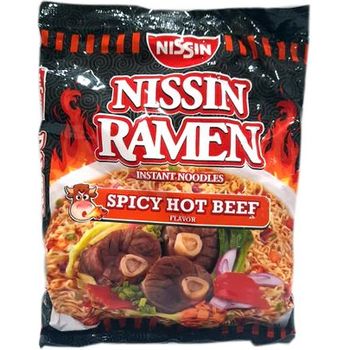 Nissin Instant Noodle Ramen Spicy Hot Beef 62g