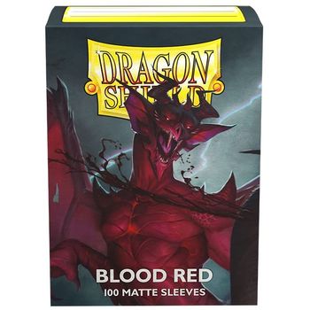 Arcane Tinmen Dragon Shield Matte Card Sleeves 100 Blood Red