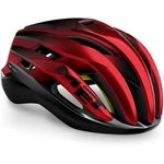 MET Trenta MIPS Aero Cycling Helmet Black Red Metallic Large