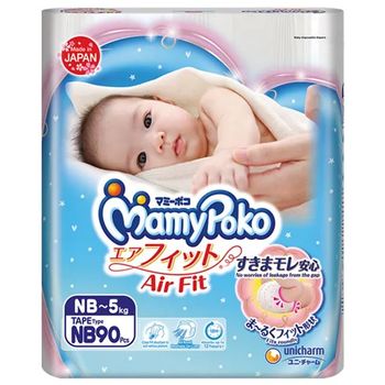 MamyPoko Air Fit New Born 90pcs