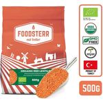 Foodsterr Organic Red Lentils 500g