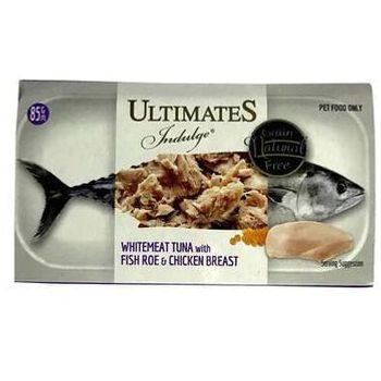Ultimates Indulge Cat Whitemeat Tuna with Fish Roe And Chicken Breast 85g