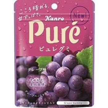 Kanro Pure Gummy Grape Flavour 56g