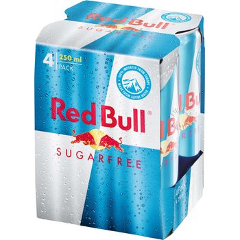 Red Bull Energy Sugar Free 4 x 250ml