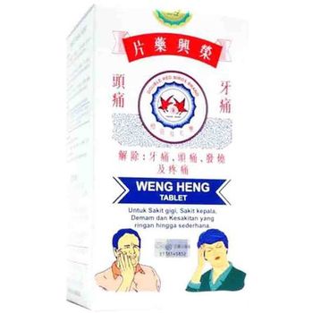 Weng Heng Paracetamol 500mg 2 Tablets