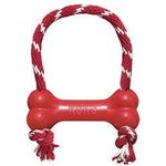 Kong Goodie Dog Bone With Rope Medium