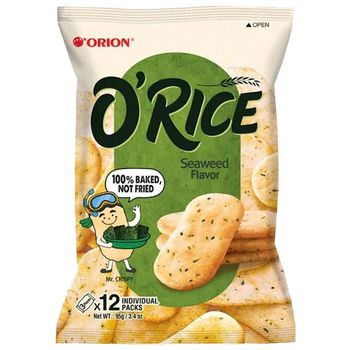 Orion O'rice Seaweed Rice Crackers 95g