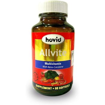 Hovid Allvite Multivitamin With Betacarotene 60 Softgels