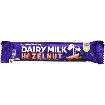 Cadbury Dairy Milk Chocolate Bar Hazelnut 55g