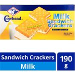 Cowhead Sandwich Crackers With Calcium Milk
