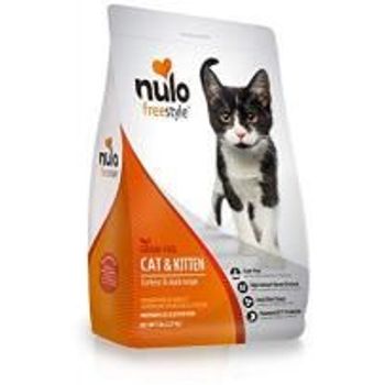 Nulo Adult & Kitten Grain Dry Cat Food With Bc30 Probiotic turkey 5lb Bag