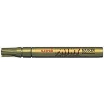 Uni Coloured Paint Marker Multi Surface Opaque Outdoor Marking Bullet Tip Pen Px20 Gold