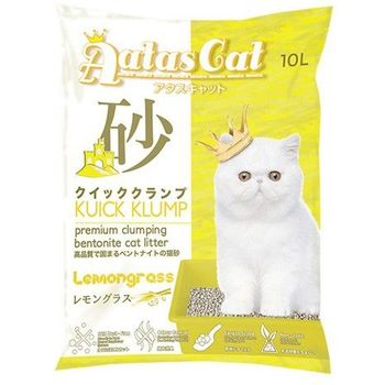 Aatas Cat Bentonite Cat Litter Kuick Klump Lemongrass 10l