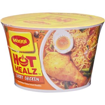 Maggi Hot Mealz Instant Bowl Noodles Curry Chicken