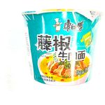 康师傅桶装藤椒牛肉 | Master Kong Instant Noodle Green Pepper Beef Flavour Bowl 107g