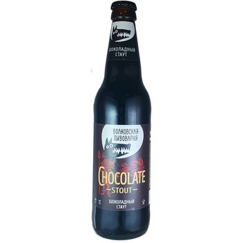 Wolf's Brewery Chocolate Stout Russian Craft Beer 450mL ABV 6.5%