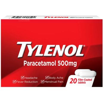 Tylenol Paracetamol 500mg For Adults