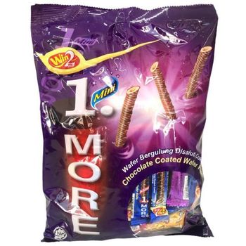 Win2 Mini 1 More Chocolate Coated Wafer Rolls 360g