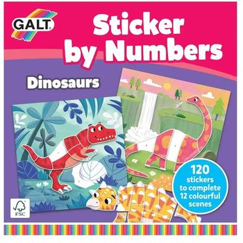 Galt Sticker By Number Dinosaurs