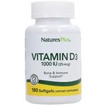 NaturesPlus Vitamin D3 1000 IU Softgels
