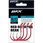 BKK Red Octopus Beak Hook #1 - 7 Pack