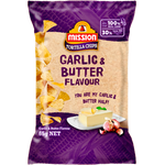Mission Garlic And Butter Flavoured Tortilla Chips 65g