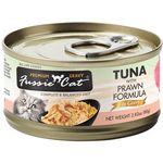 Fussie Cat Black Label Tuna With Prawn In Gravy 80g