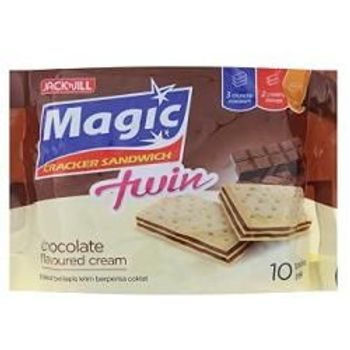 Jack N Jill Magic Chocolate Cream Twin Sandwich Cracker 10 X 15g X 6 Packs