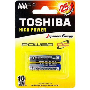 Toshiba Alkaline AAA 2PK