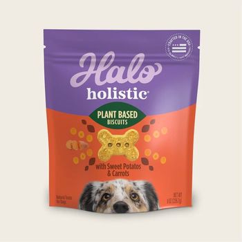 Halo Garden of Vegan Sweet Potato, Carrot & Quinoa Dog Treats 227g