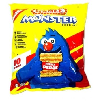 Mamee Monster Snek Mi Hot Spicy 10x25g