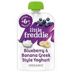 Little Freddie Greek Style Yoghurt With Blueberry And Banana 100g