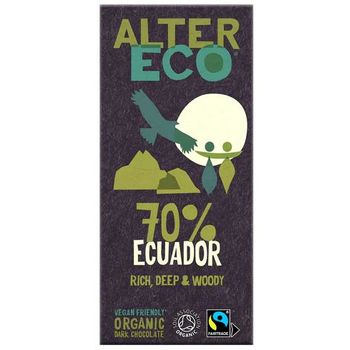AlterEco Dark Chocolate 70% Ecuador 100g
