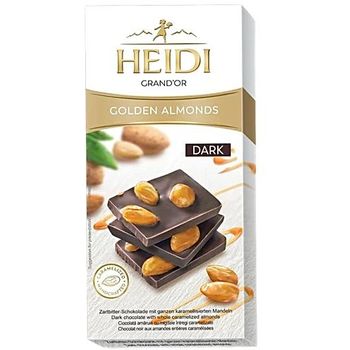 Heidi Dark Chocolate Bar Golden Almonds 100g