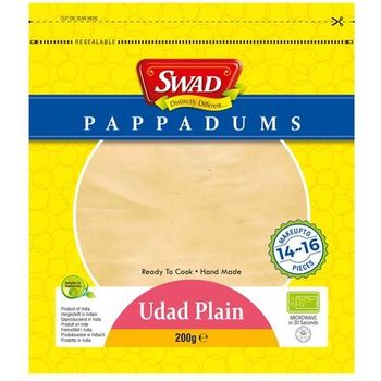 Swad Udad Plain Papad 200g